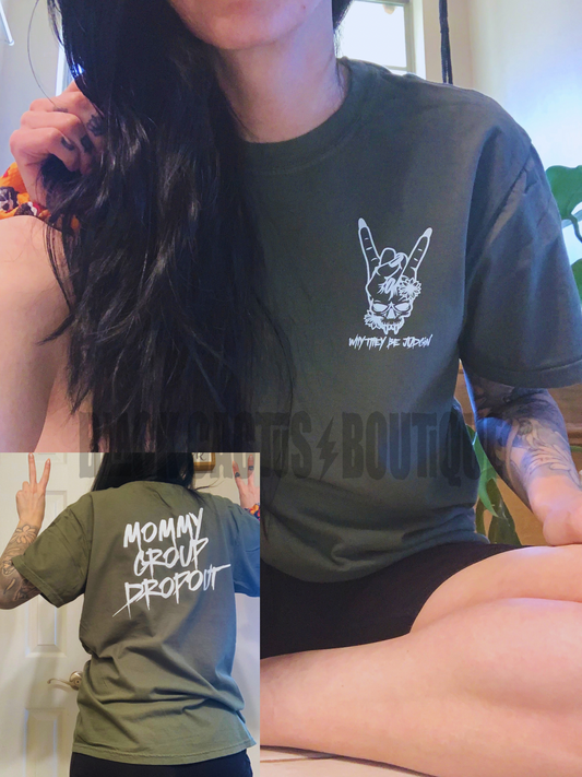 Mommy Group Dropout Short Sleeve Tee